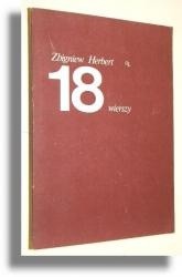 18 WIERSZY - Zbigniew Herbert