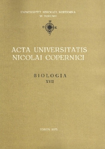 Acta Universitatis Nicolai Copernici. Biologia XVII - Andrzej Zielski