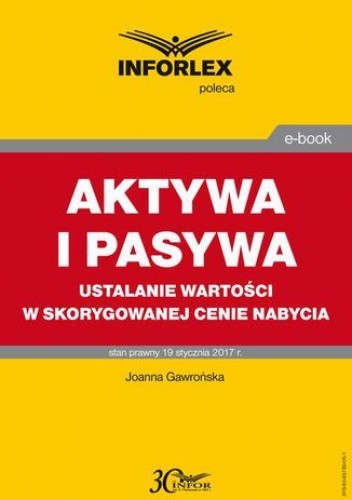 AKTYWA I PASYWA ustalanie wartości w skorygowanej cenie nabycia - Gawrońska Joanna
