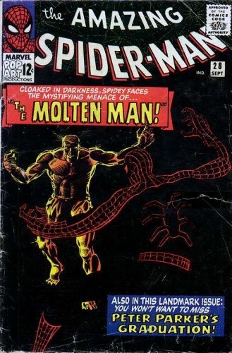 Amazing Spider-Man - #028 - The Menace of the Molten Man! - Stan Lee