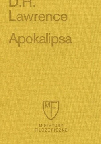 Apokalipsa - David Herbert Lawrence