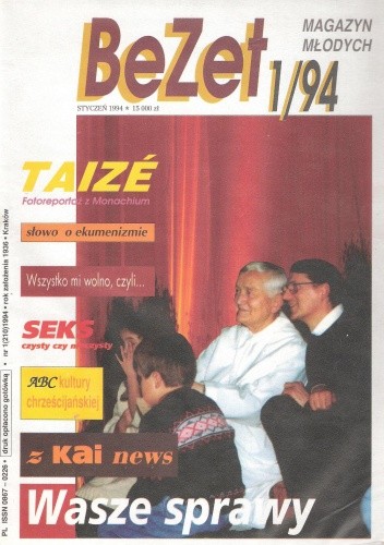 BeZet Magazyn Młodych 1/94 - zespół BeZet-u
