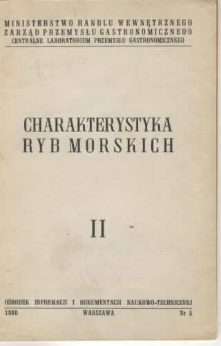 Charakterystyka ryb morskich II - Kazimierz Tuzin