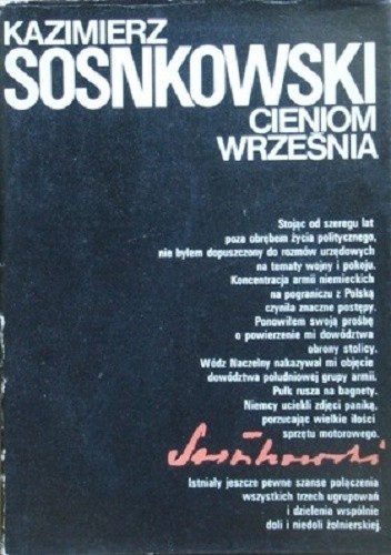 Cieniom Września - Kazimierz Sosnkowski