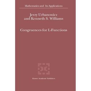Congruences for L-Functions - Jerzy Urbanowicz