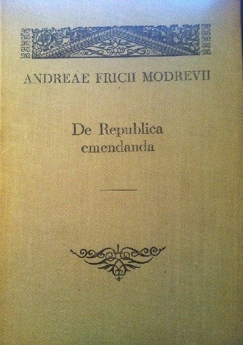 De Republica emendanda - Andrzej Frycz Modrzewski