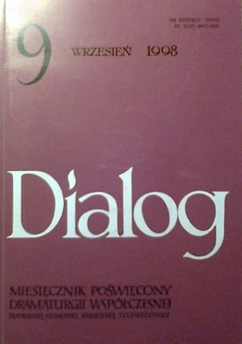 Dialog, nr 8 (502) / sierpień 1998 - Urs Widmer