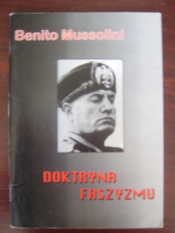 Doktryna faszyzmu - Benito Mussolini