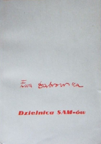 Dzielnica SAM-ów - Ewa Dąbrowska