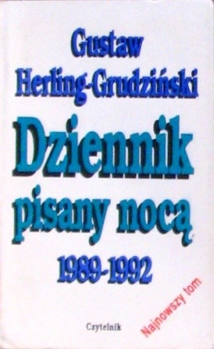 Dziennik pisany nocą 1989-1992 - Gustaw Herling-Grudziński