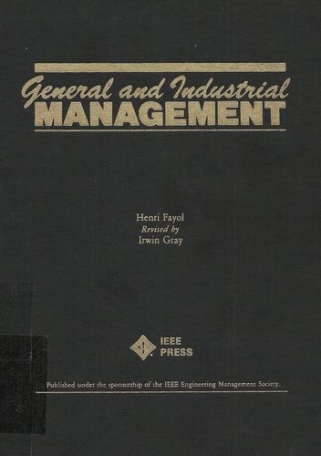 General and Industrial Management - Henri Fayol