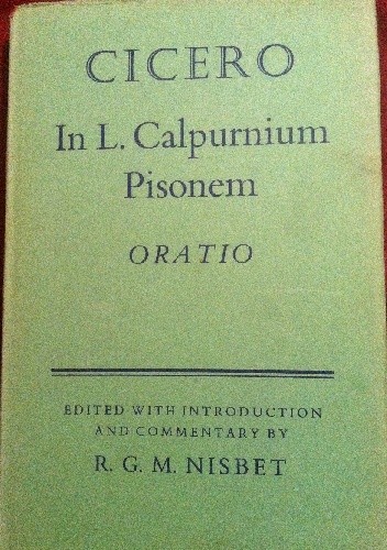 In L. Calpvrnivm Pisonem Oratio - Marek Tuliusz Cyceron