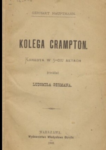 Kolega Crampton - Gerhart Hauptmann