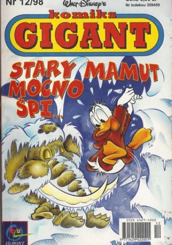 Komiks Gigant 12/98: Stary mamut mocno śpi - Walt Disney