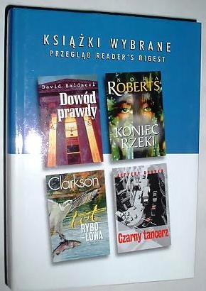 KSIĄŻKI WYBRANE: Dowód prawdy; Koniec rzeki; Czarny tancerz; Lot rybołowa - Jeffery Deaver