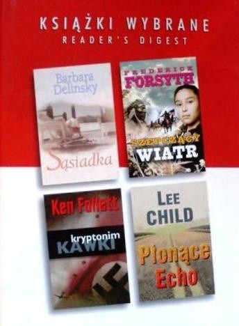 KSIĄŻKI WYBRANE: Kryptonim Kawki; Szepczący wiatr; Sąsiadka; Płonące echo - Barbara Delinsky