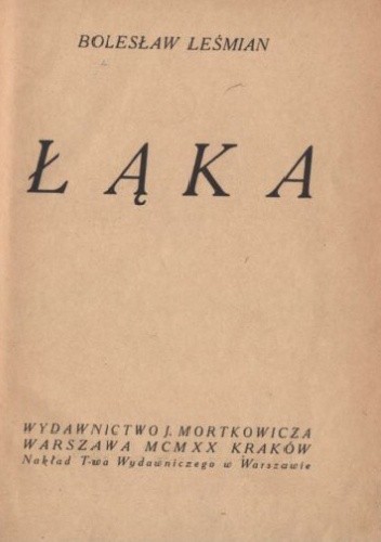 Łąka - Bolesław Leśmian