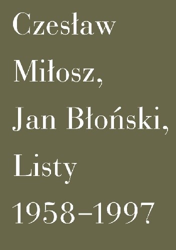 Listy 1958-1997 - Jan Błoński