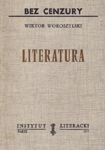 Literatura - Wiktor Woroszylski