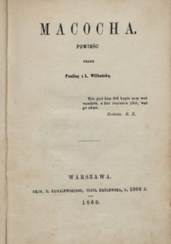 Macocha: powieść - Paulina Wilkońska