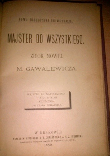 Majster do wszystkiego - Marian Gawalewicz