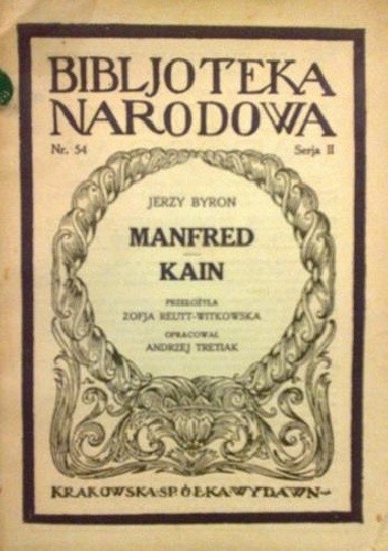 Manfred; Kain - George Gordon Byron