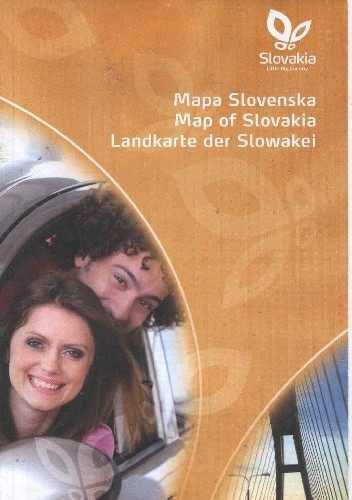 Mapa Slovenska / Map od Slovakia / Landkarte der Slowakei - praca zbiorowa