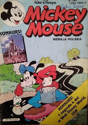 Mickey Mouse 6/1991 - Walt Disney