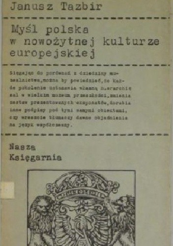 Myśl polska w nowożytnej kulturze europejskiej - Janusz Tazbir