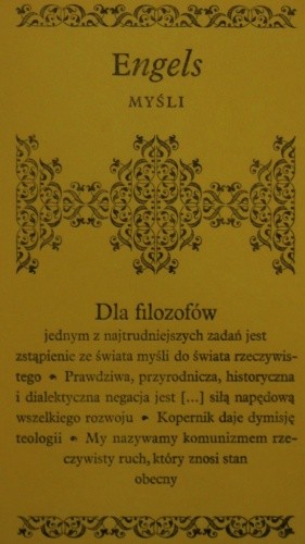 Myśli. Fryderyk Engels - Fryderyk Engels