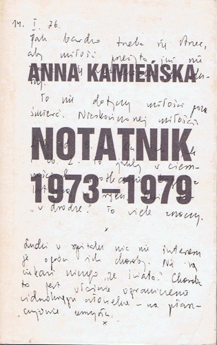 Notatnik 1973-1979 - Anna Kamieńska