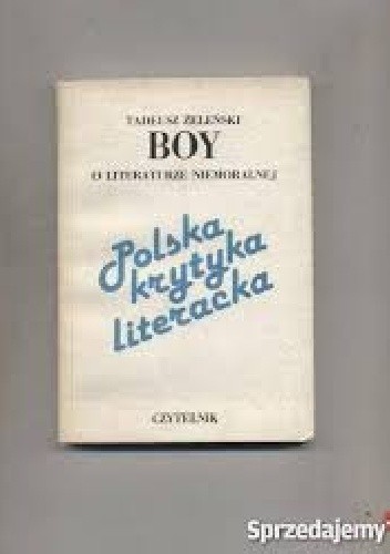 O literaturze niemoralnej - Tadeusz Boy-Żeleński