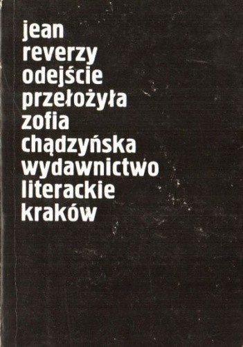 Odejście - Jean Reverzy