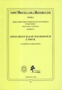 Opisy miast Kujaw Wschodnich z 1860 r. - Marian Kallas