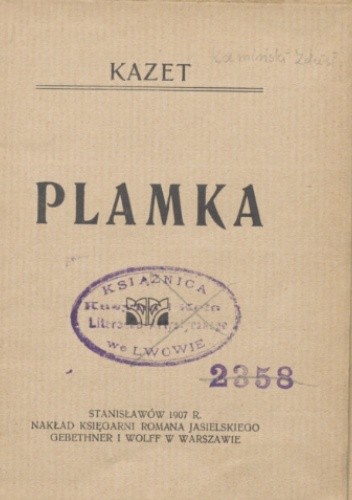 Plamka - Zdzisław Kamiński