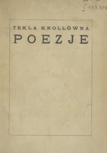 Poezje - Tekla Knoll-Wittigowa