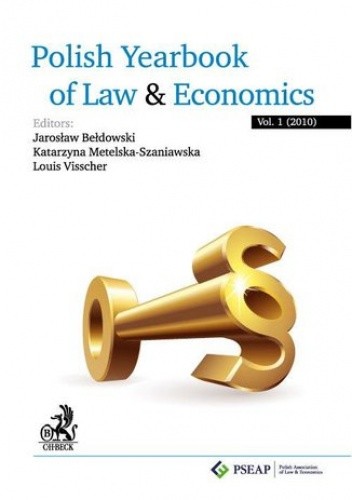 Polish Yearbook of Law and Economics. Vol. 1 (2010) - Katarzyna Metelska-Szaniawska