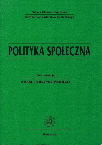 Polityka społeczna - Tomasz Panek (statystyk)