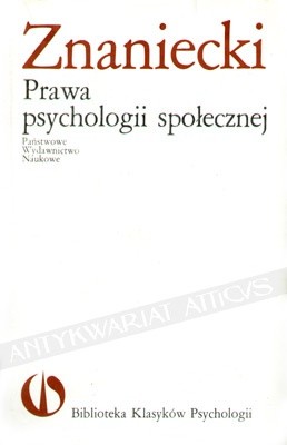 Prawa psychologii społecznej - Florian Znaniecki