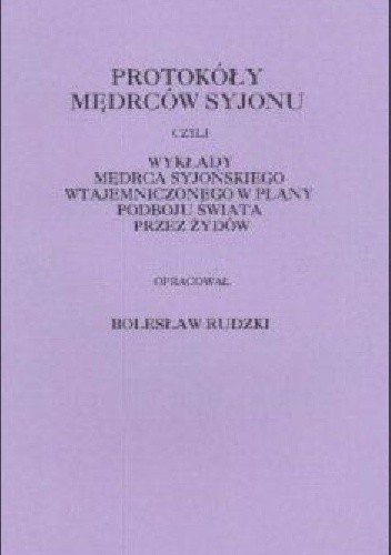 Protokoły Mędrców Syjonu. - Matwiej Gołowiński