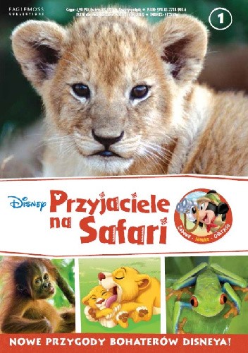 Przyjaciele na Safari. Lwiątka. Orangutany. Rzekotka czerwonooka. - praca zbiorowa