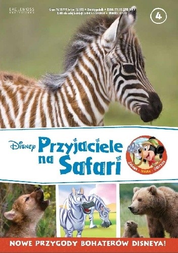 Przyjaciele na Safari. Zebry. Niedźwiedzie grizzly. Wilki szare. - praca zbiorowa