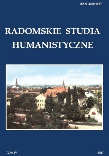 Radomskie Studia Humanistyczne. Tom IV - Dariusz Kupisz