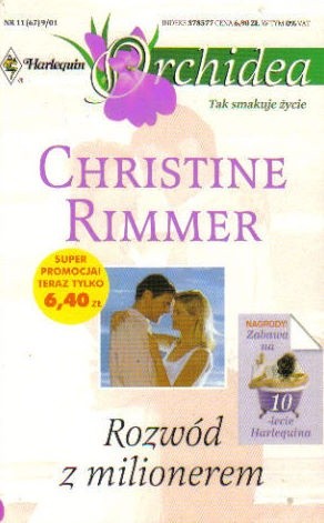 Rozwód z milionerem - Christine Rimmer
