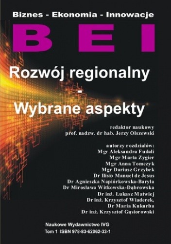 Rozwój regionalny - Wybrane aspekty - Anna Tomczyk