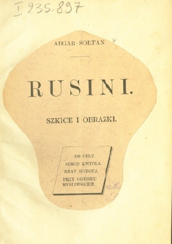 Rusini. Szkice i obrazki - Kajetan Abgarowicz