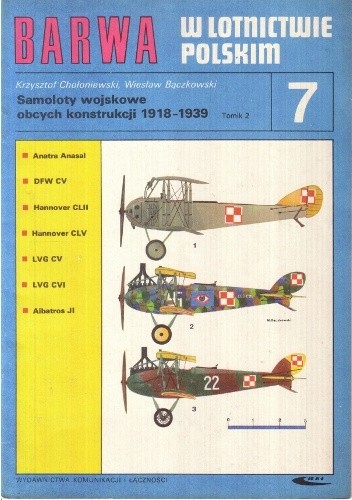 Samoloty wojskowe obcych konstrukcji 1918-1939. T. 2 - Wiesław Bączkowski