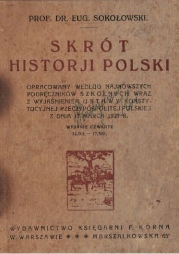 Skrót historji Polski - Eugeniusz Sokołowski