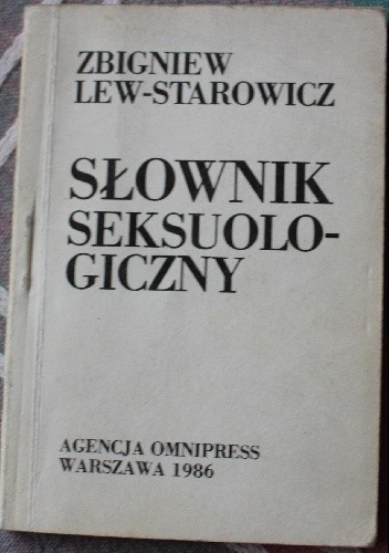 Słownik seksuologiczny - Zbigniew Lew-Starowicz