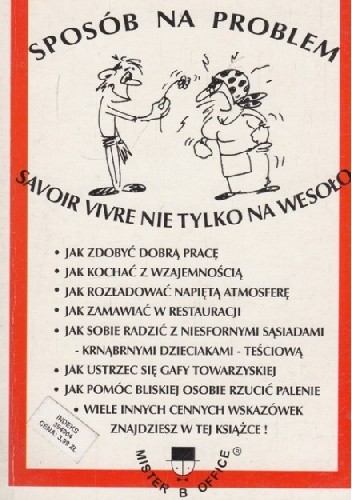 Sposób na problem. Savoir Vivre nie tylko na wesoło - Mieczysław Bogdan Hirszler